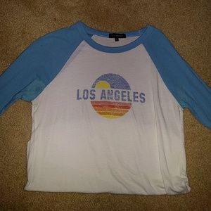 NEVER WORN baseball tee "Los Angeles"